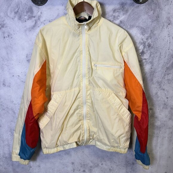 Vintage Hobie Surfing Jacket Mens 2XL Full Zip Windbreaker Surf Beach Sailing - Picture 1 of 16